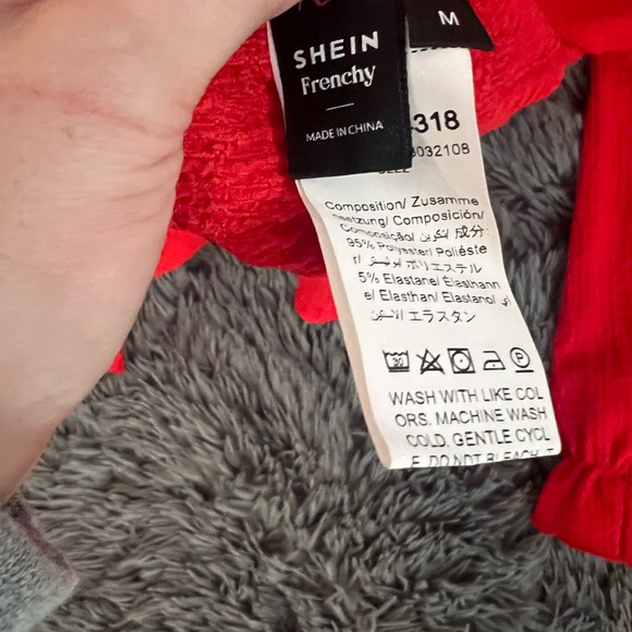 Red Ruffle Blouse - Picture 7 of 7